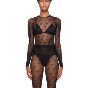 Marine Serre Fishnet Top
